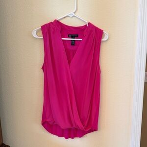 I.N.C. International Concepts
Women's Sleeveless Faux Wrap Blouse, pink, medium
